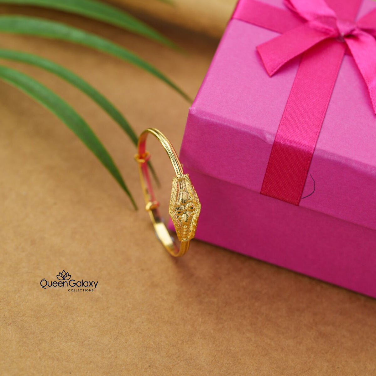 Goldplated Adjustable Baby Bangle