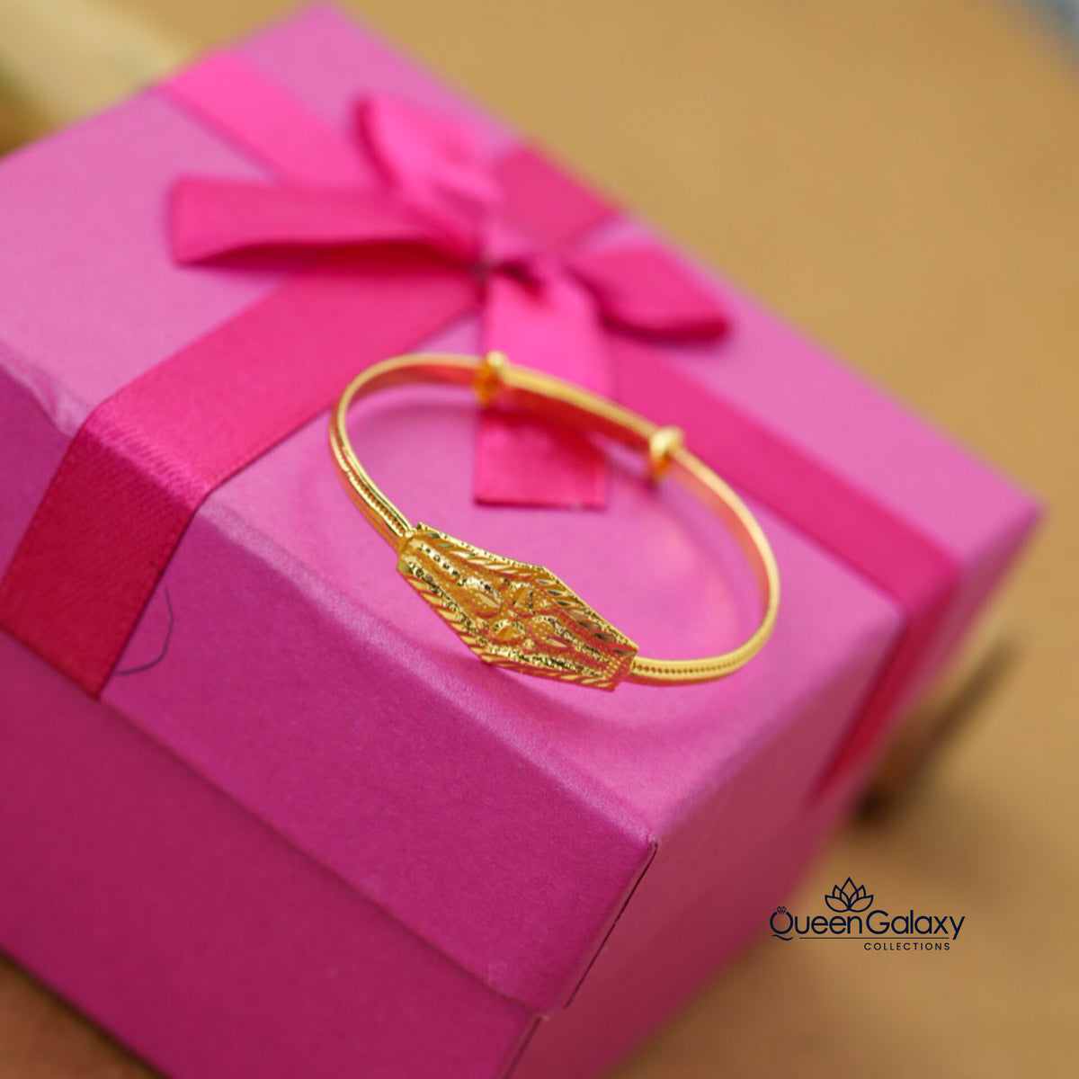 Goldplated Adjustable Baby Bangle