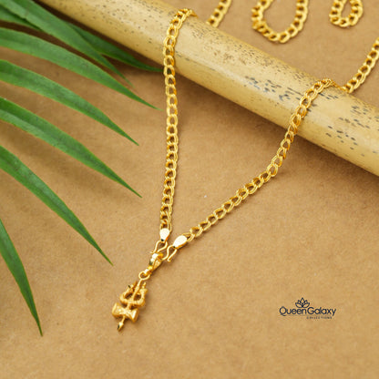 Gold Plated Chain With Pendant