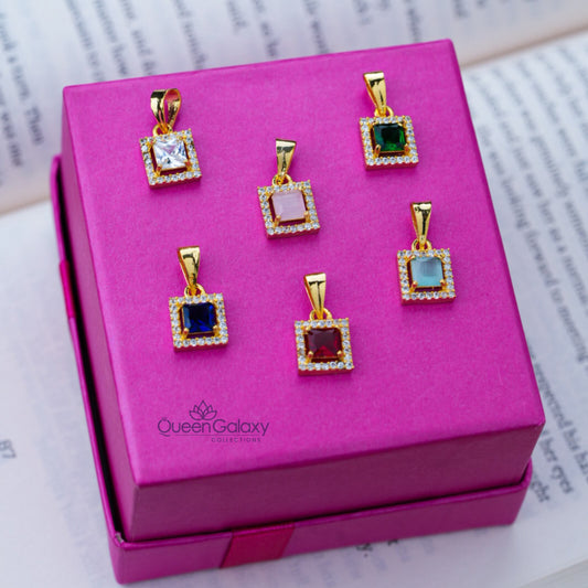 Gold Plated AD Stone Pendant