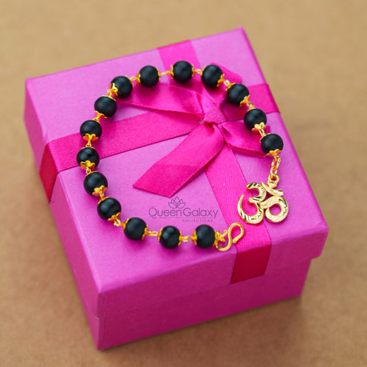Gold Plated Karingali Ohm Bracelet