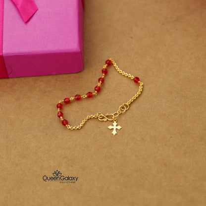 Gold Plated  Rosary Hand Chain