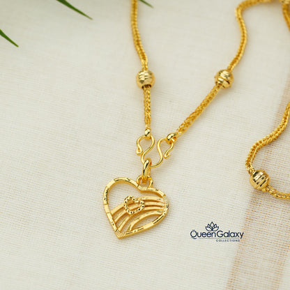Gold Plated Chain With Pendant