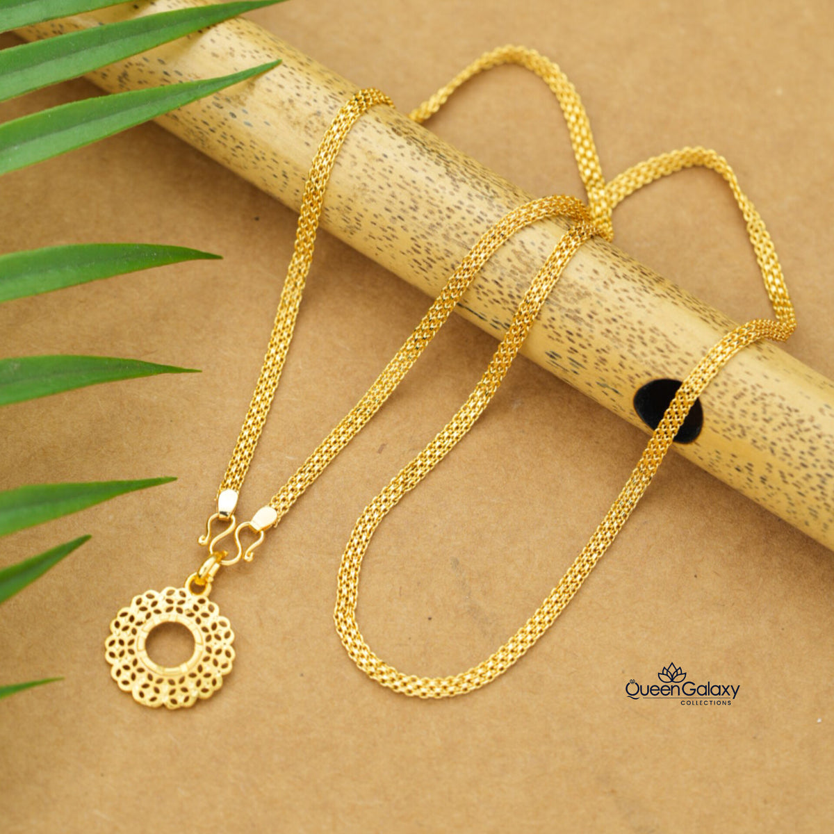 Gold Plated Chain With Pendant