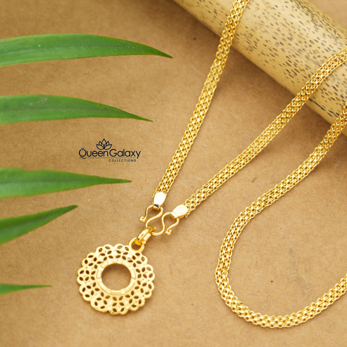 Gold Plated Chain With Pendant