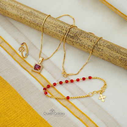 Gold Plated Combo Set