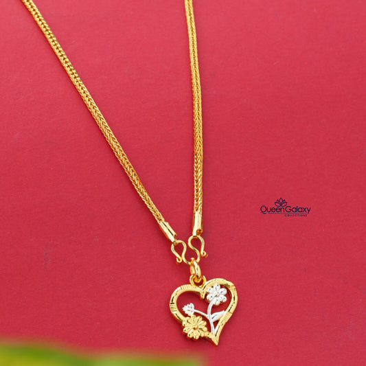 Gold Plated Chain With Pendant