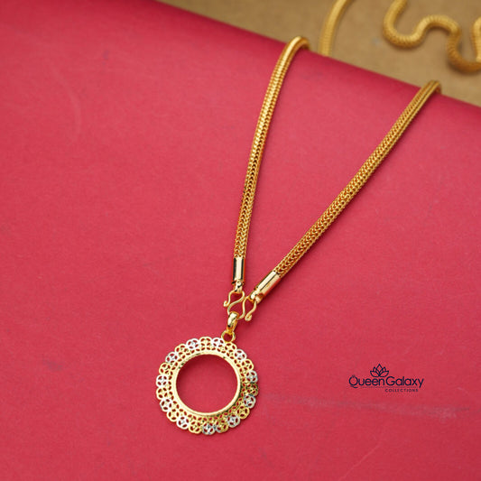 Gold Plated Chain With Pendant