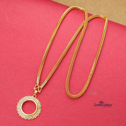 Gold Plated Chain With Pendant
