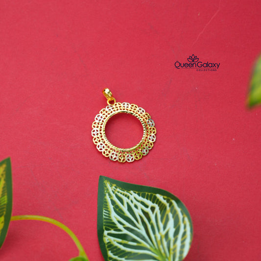 White Gold Plated Pendant