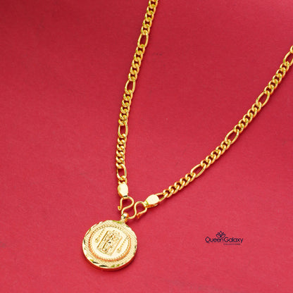 Gold Plated Sachin Chain With Guruvayoorappan Pendant
