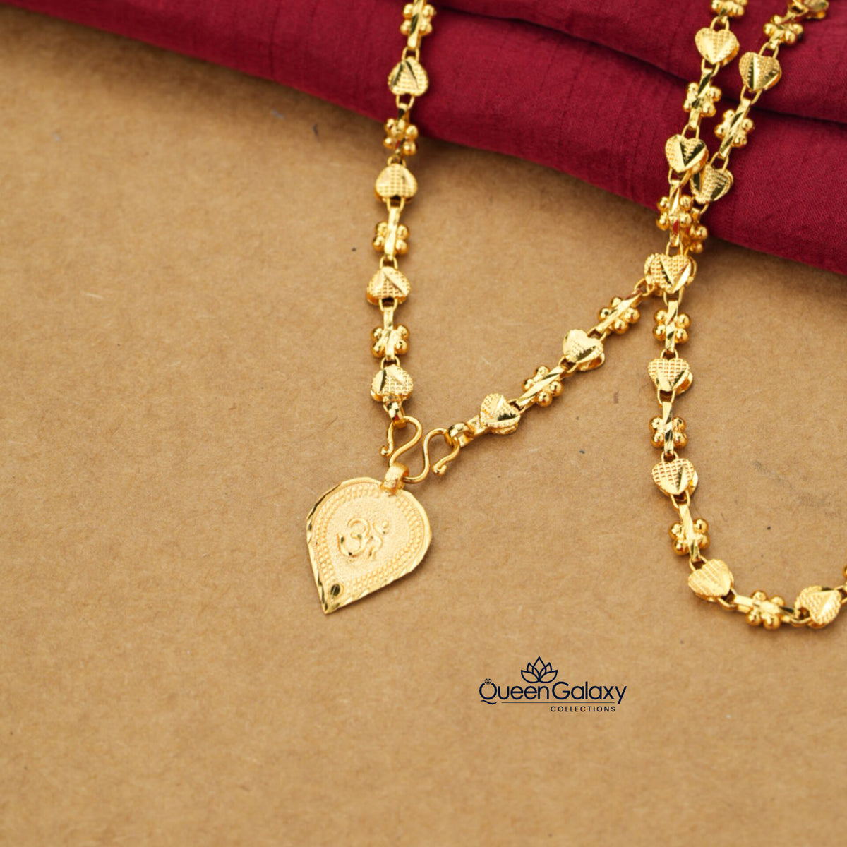 Gold Plated Chain With Thali