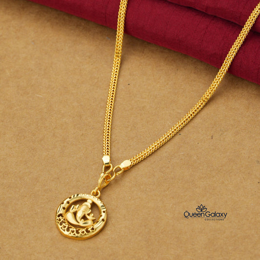 Gold Plated Chain With Pendent