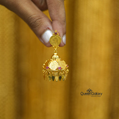 Gold Plated  Elakathali Jumka
