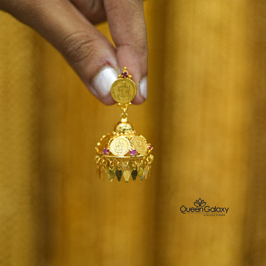 Gold Plated  Elakathali Jumka