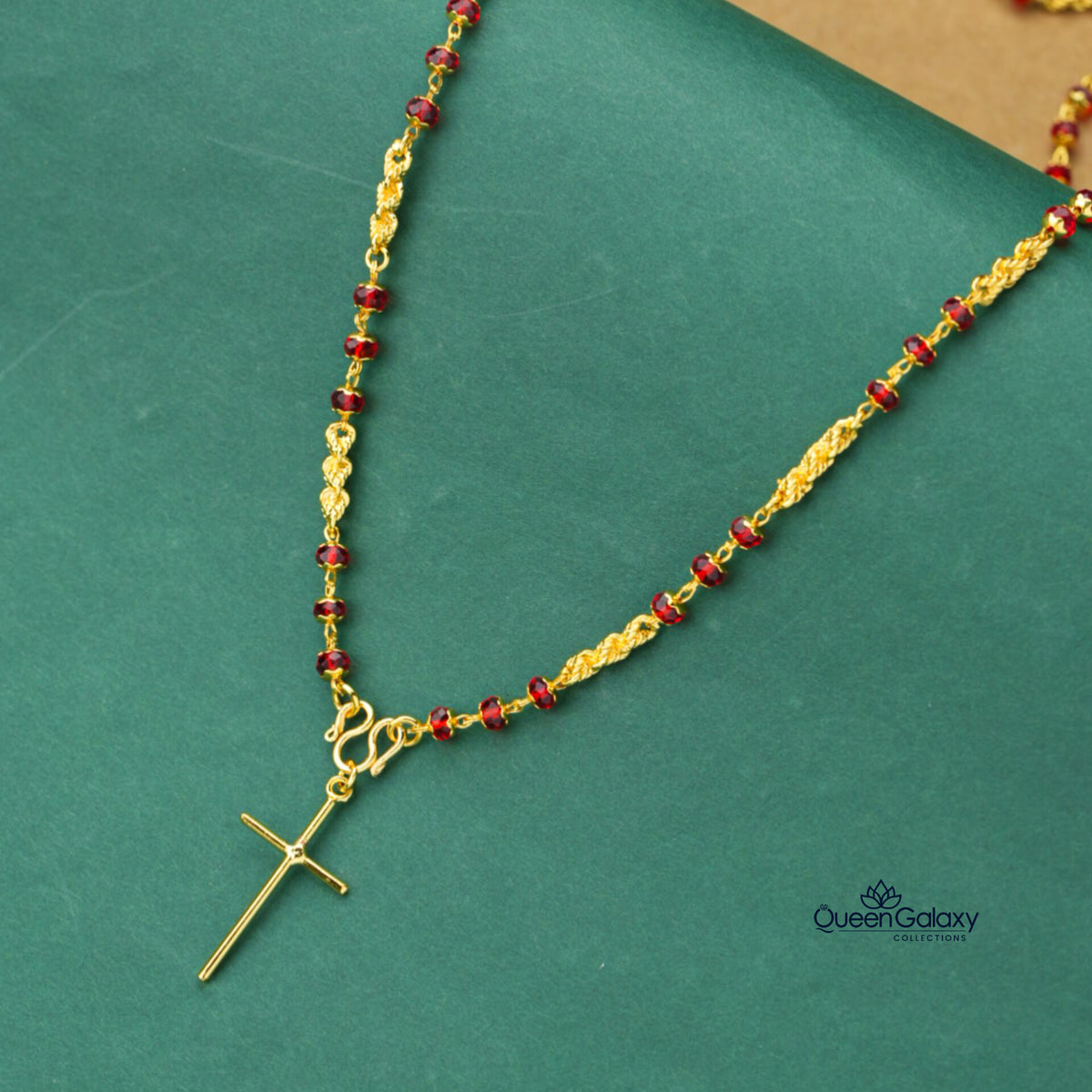Gold Plated Crystal With Pendant
