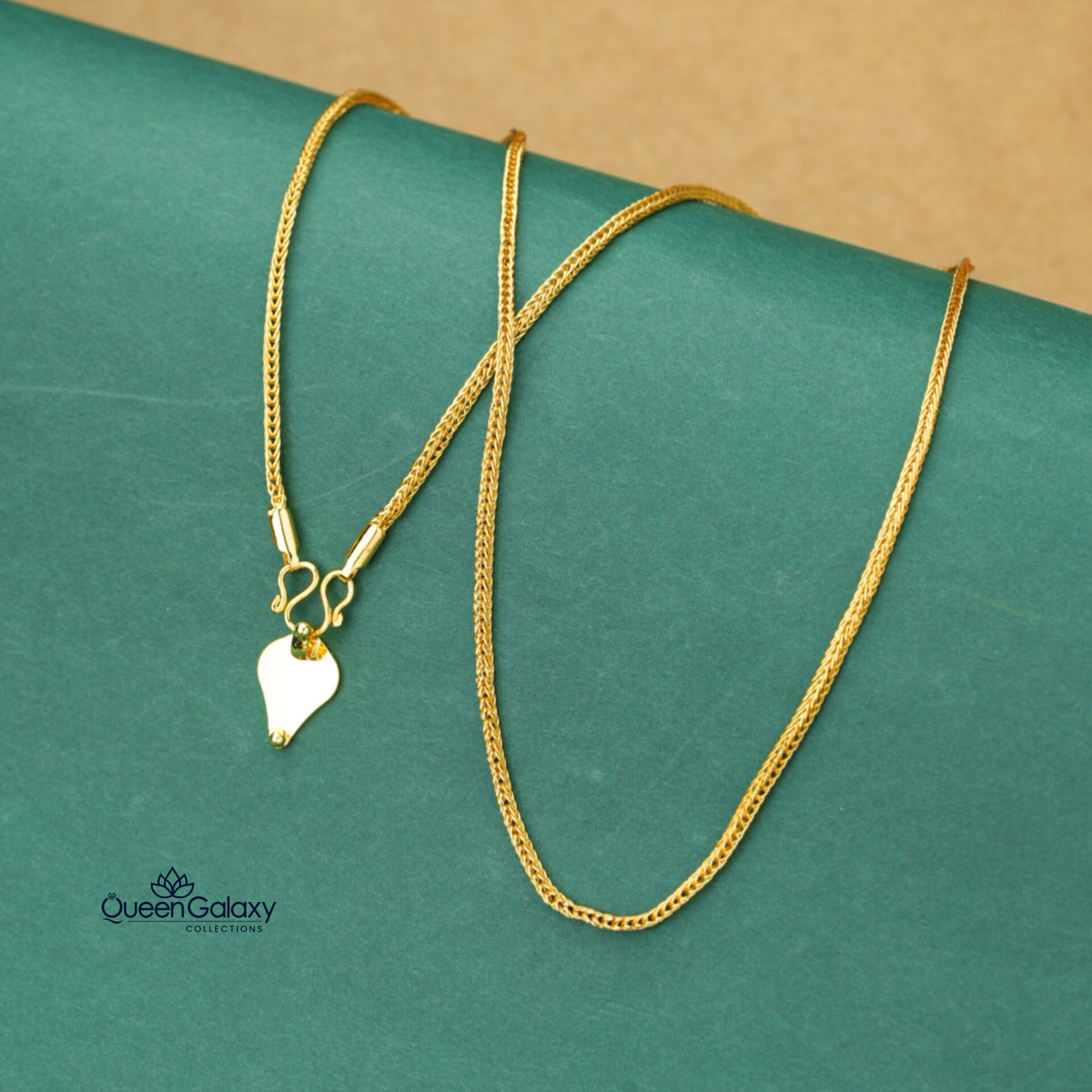 Gold Plated Chain With Thali
