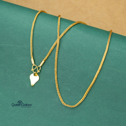 Gold Plated Chain With Thali