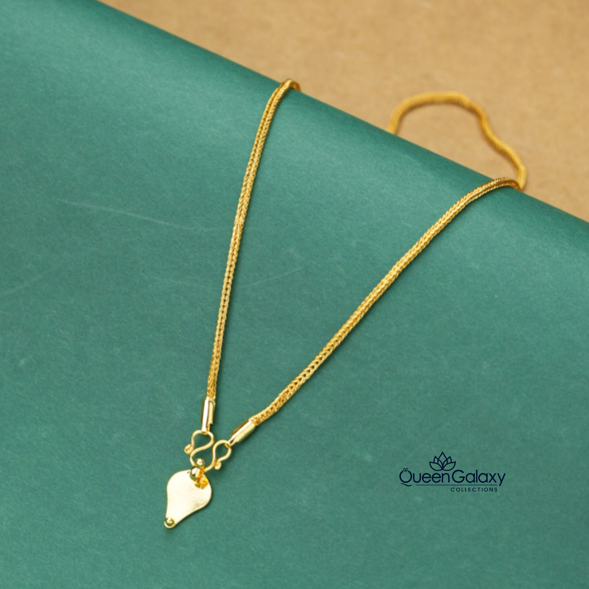 Gold Plated Chain With Thali