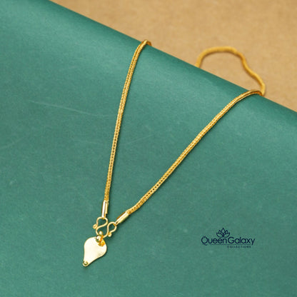 Gold Plated Chain With Thali