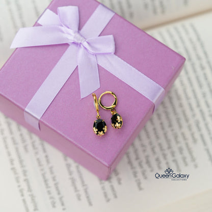 Gold Plated Ring Earrings