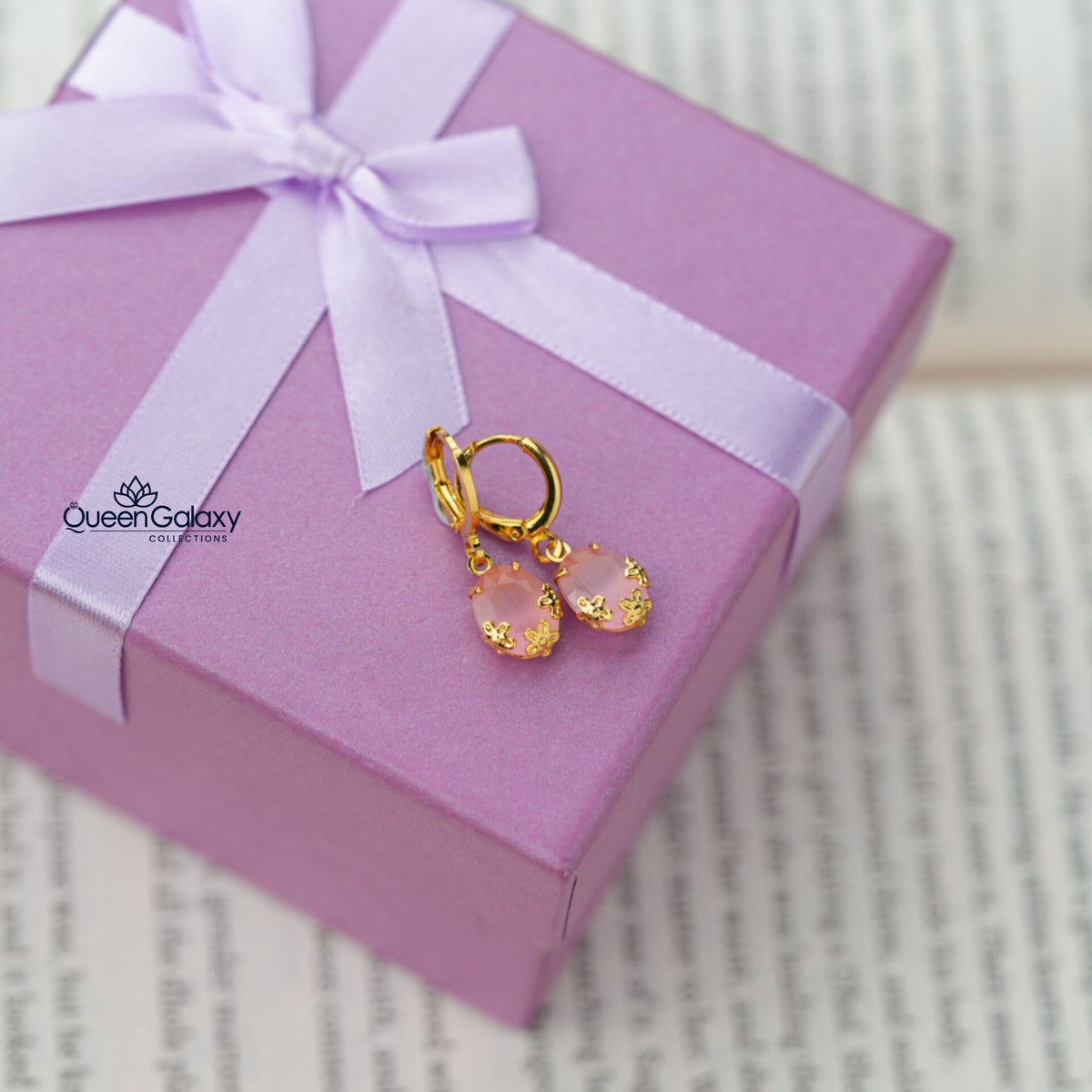 Gold Plated Ring Earrings