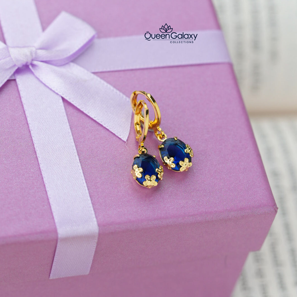 Gold Plated Ring Earrings