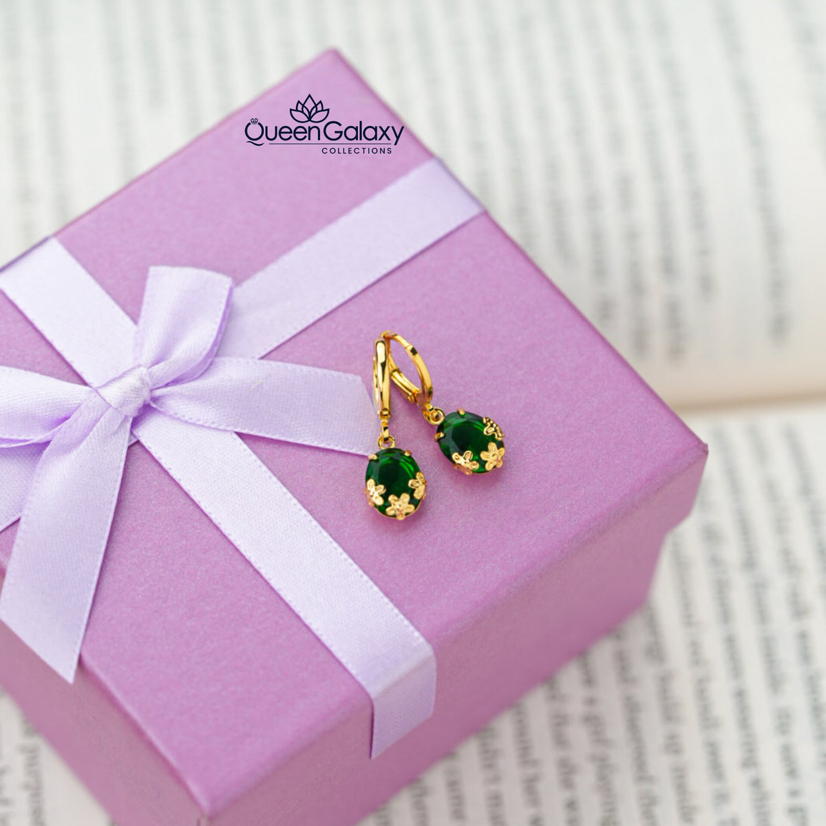 Gold Plated Ring Earrings
