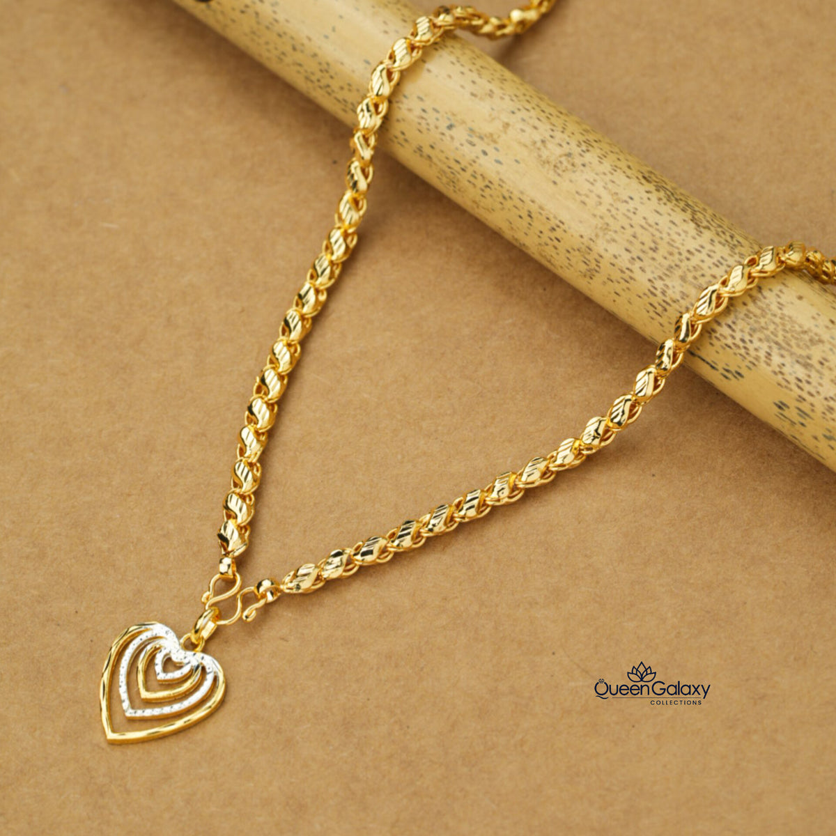 Gold Plated Chain With Pendant