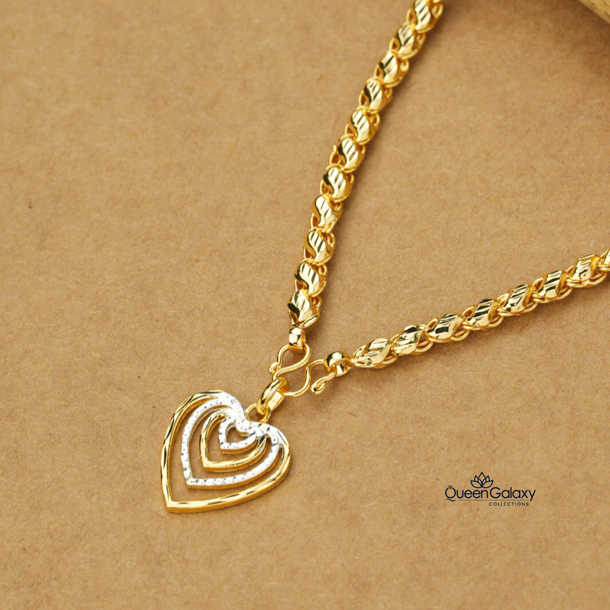 Gold Plated Chain With Pendant