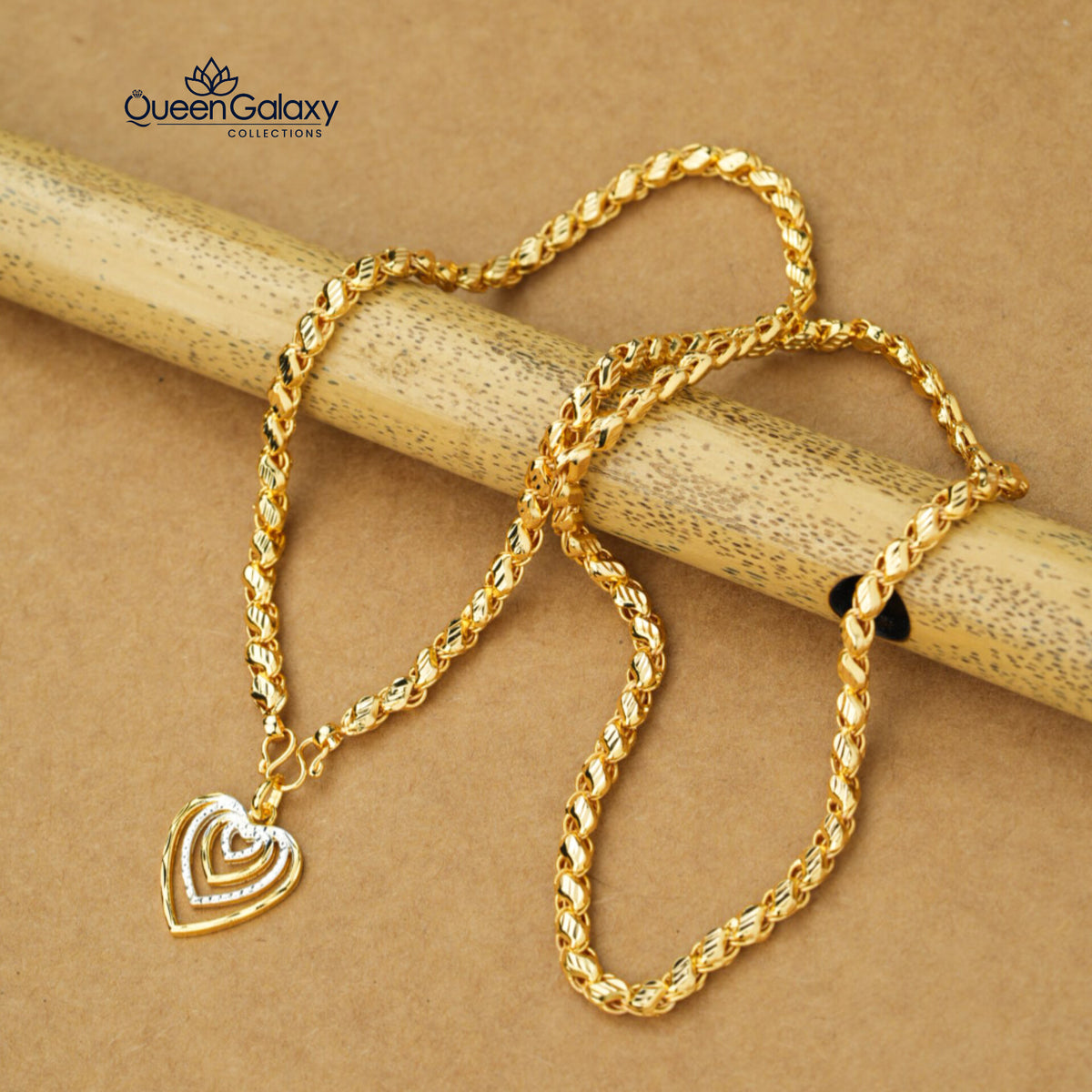 Gold Plated Chain With Pendant