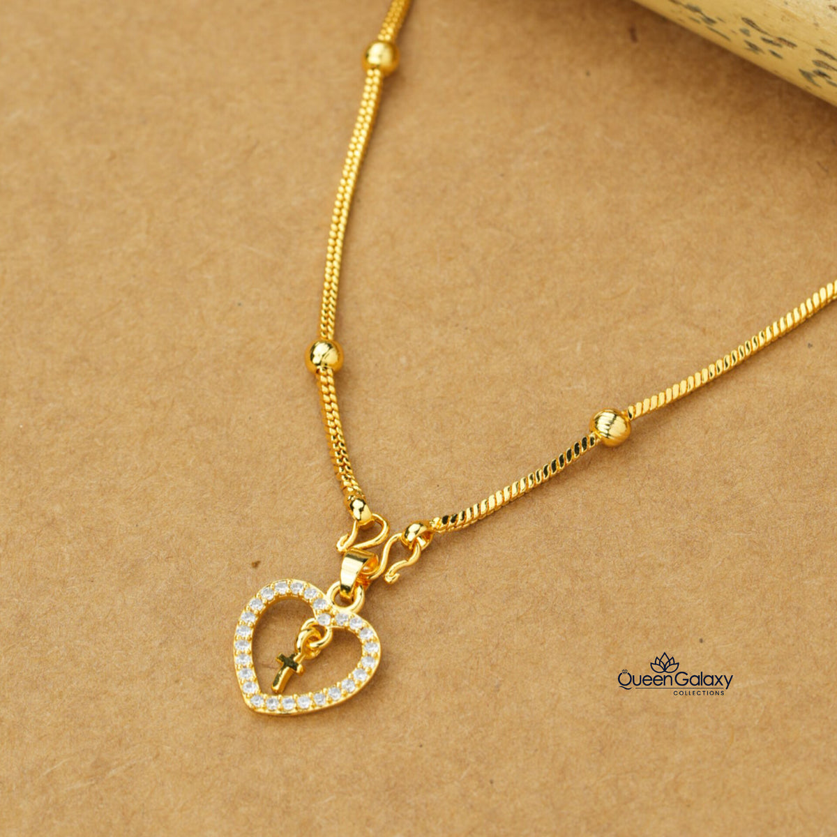 Gold Plated Chain With Pendant