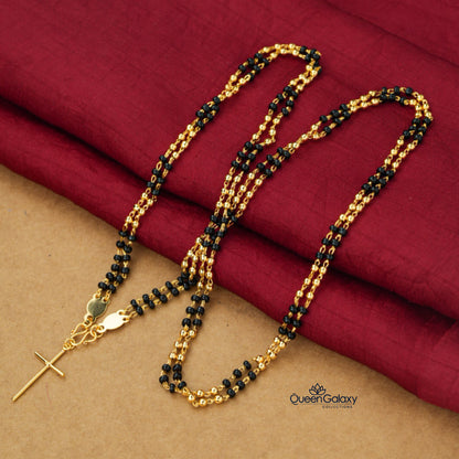 Gold Plated Karimani Chain With Pendant