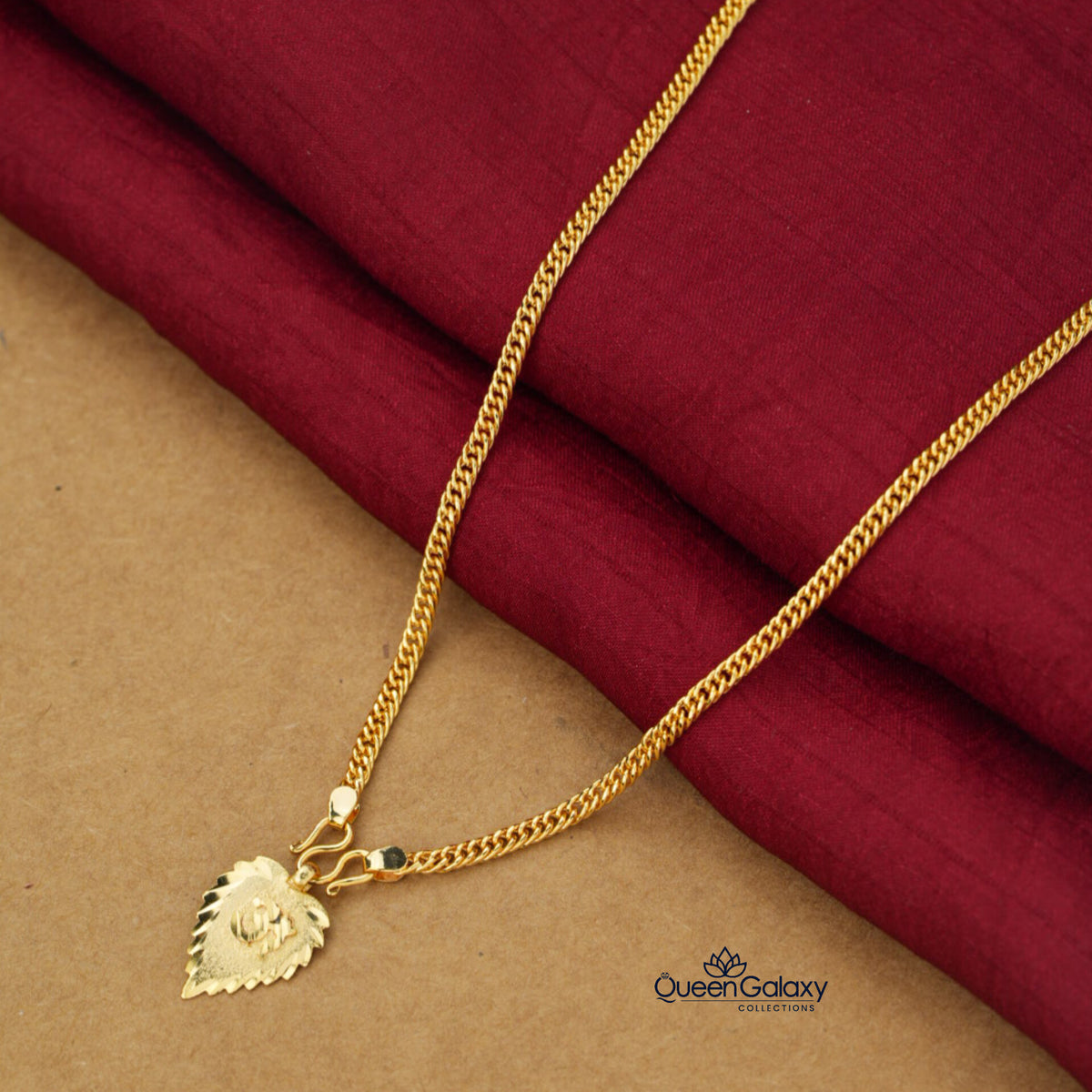 Gold Plated Chain With Thali