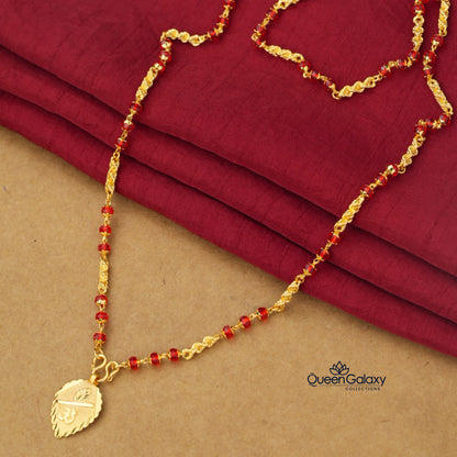 Goldplated Crystal Chain With Pendant