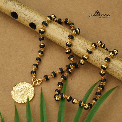 Gold Plated Special Work Karingali Chain With Pendant