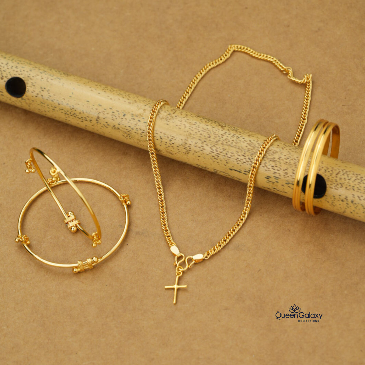 Gold Plated Baby Combo Set