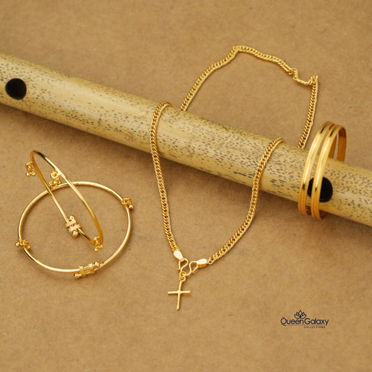 Gold Plated Baby Combo Set