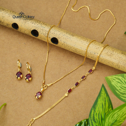 Gold Plated Combo Set