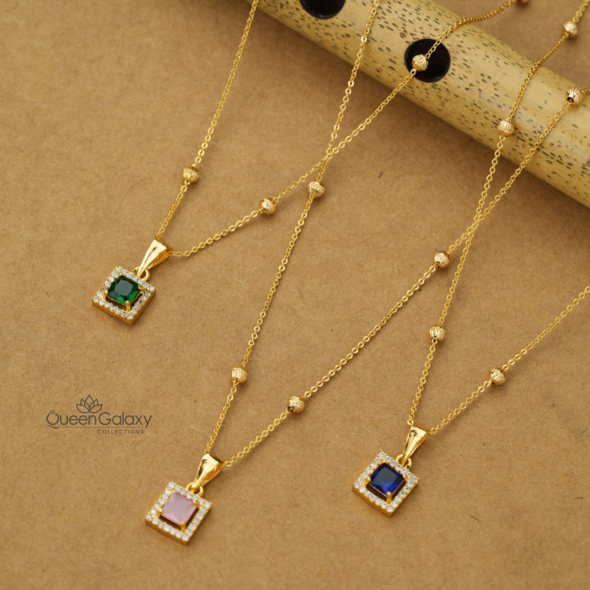 Gold Plated Chain  With Pendant