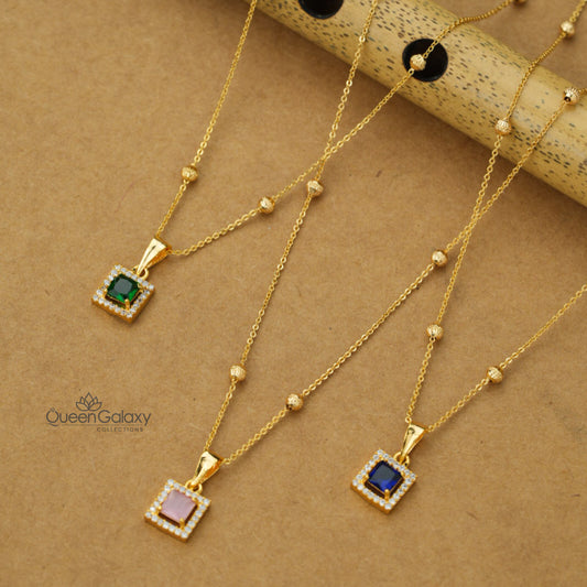 Gold Plated Chain  With Pendant