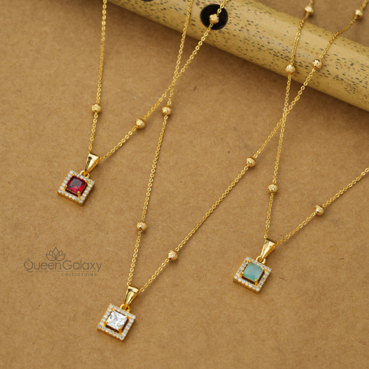 Gold Plated Chain  With Pendant