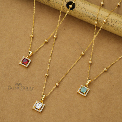 Gold Plated Chain  With Pendant