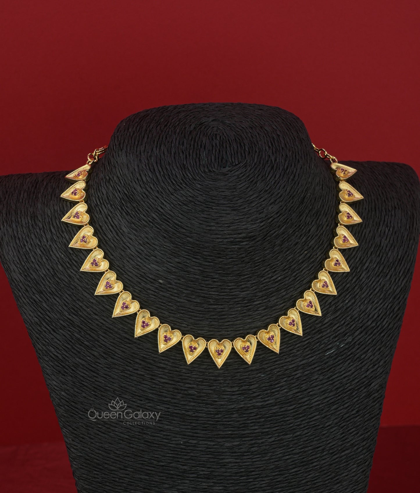Goldplated AD Stone Necklace