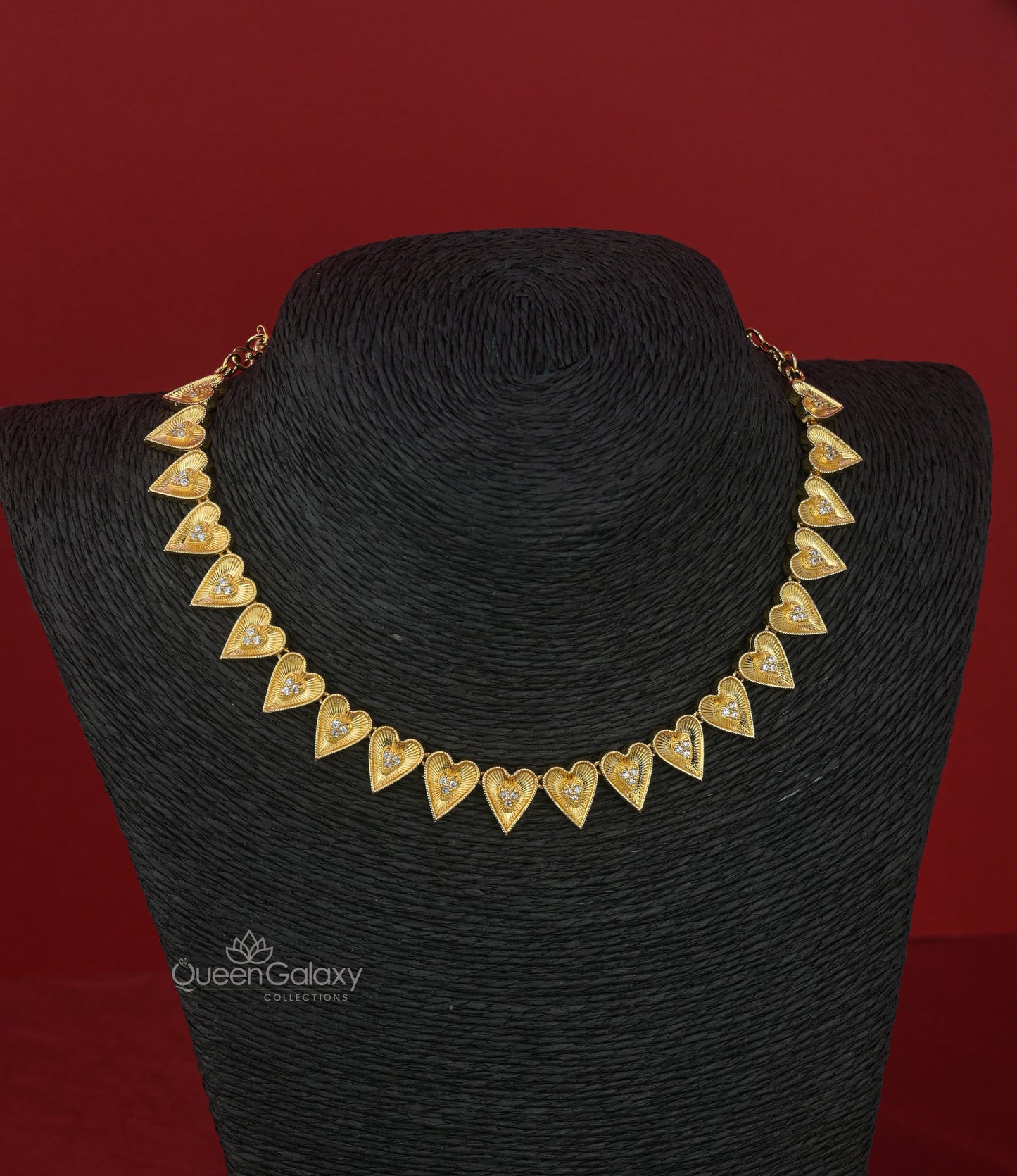 Goldplated AD Stone Necklace