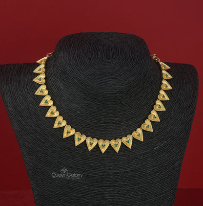 Goldplated AD Stone Necklace