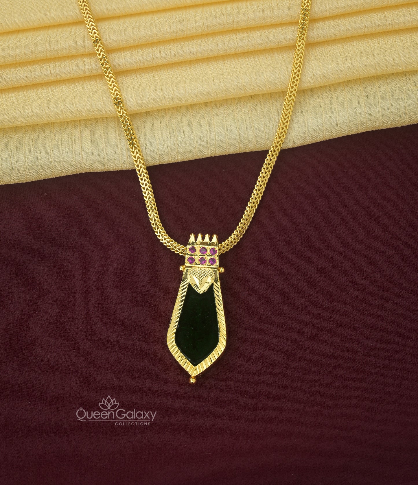 Goldplated Nagapadam Pendant  With Chin