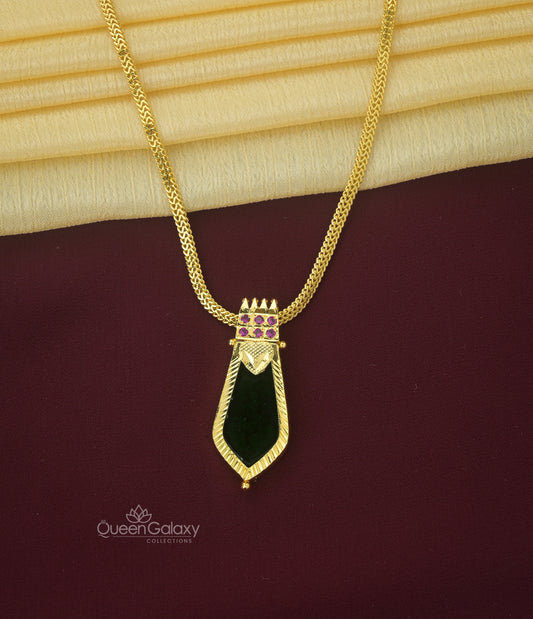 Goldplated Nagapadam Pendant  With Chin