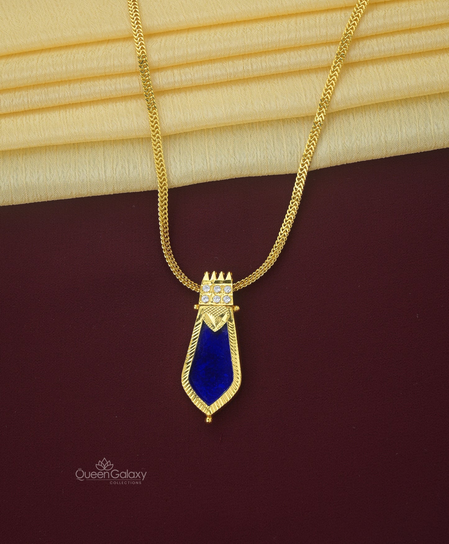 Goldplated Nagapadam Pendant  With Chin