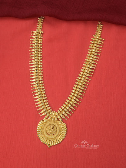 Goldplated Lakshmi Longharam